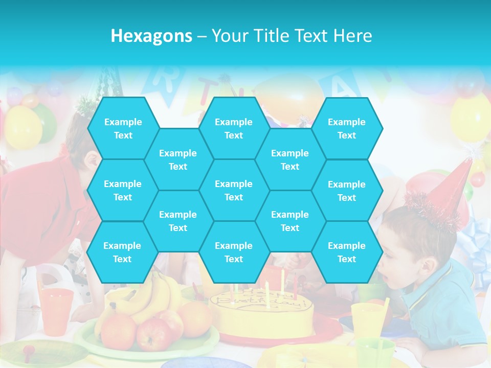 Food Face Makeup PowerPoint Template