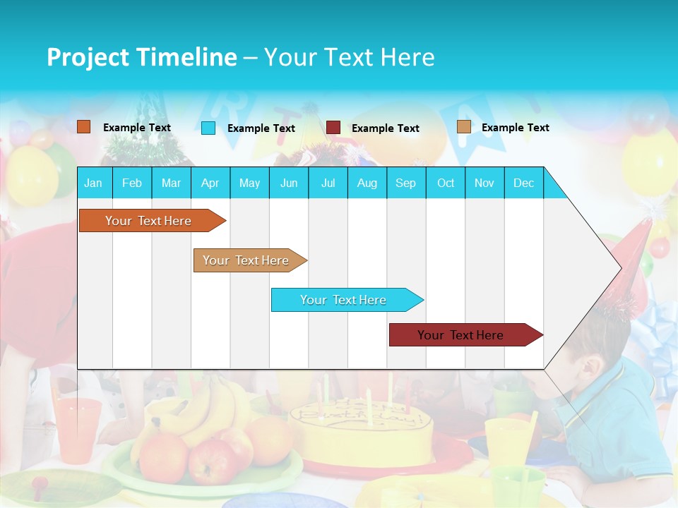 Food Face Makeup PowerPoint Template