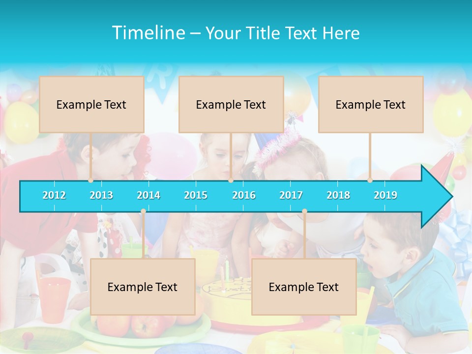 Food Face Makeup PowerPoint Template