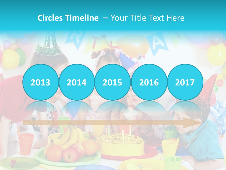 Food Face Makeup PowerPoint Template