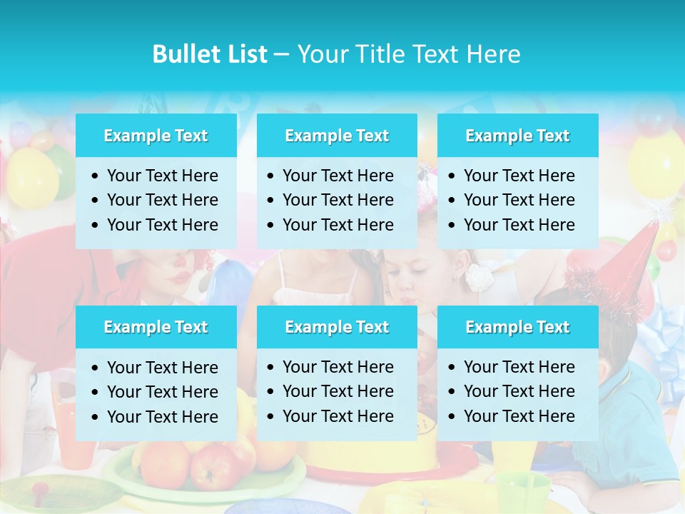 Food Face Makeup PowerPoint Template