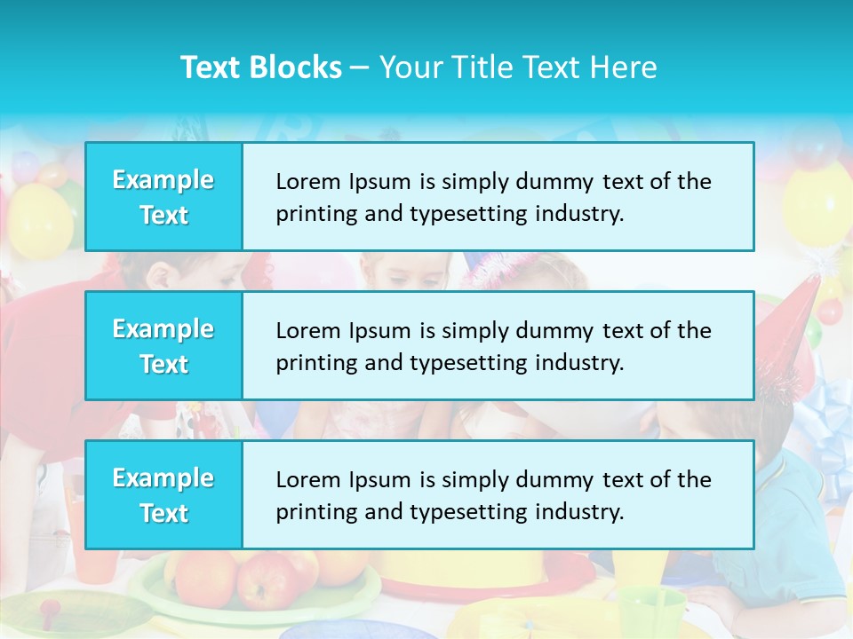 Food Face Makeup PowerPoint Template