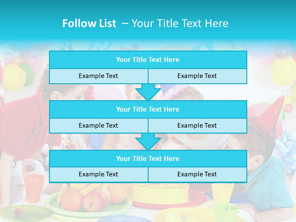 Food Face Makeup PowerPoint Template