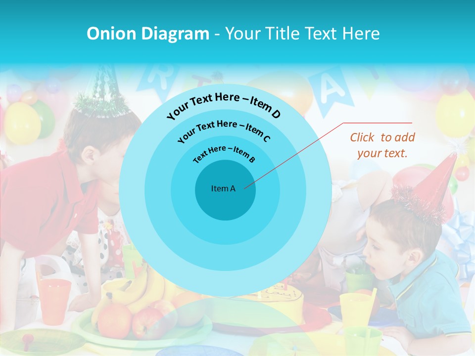 Food Face Makeup PowerPoint Template