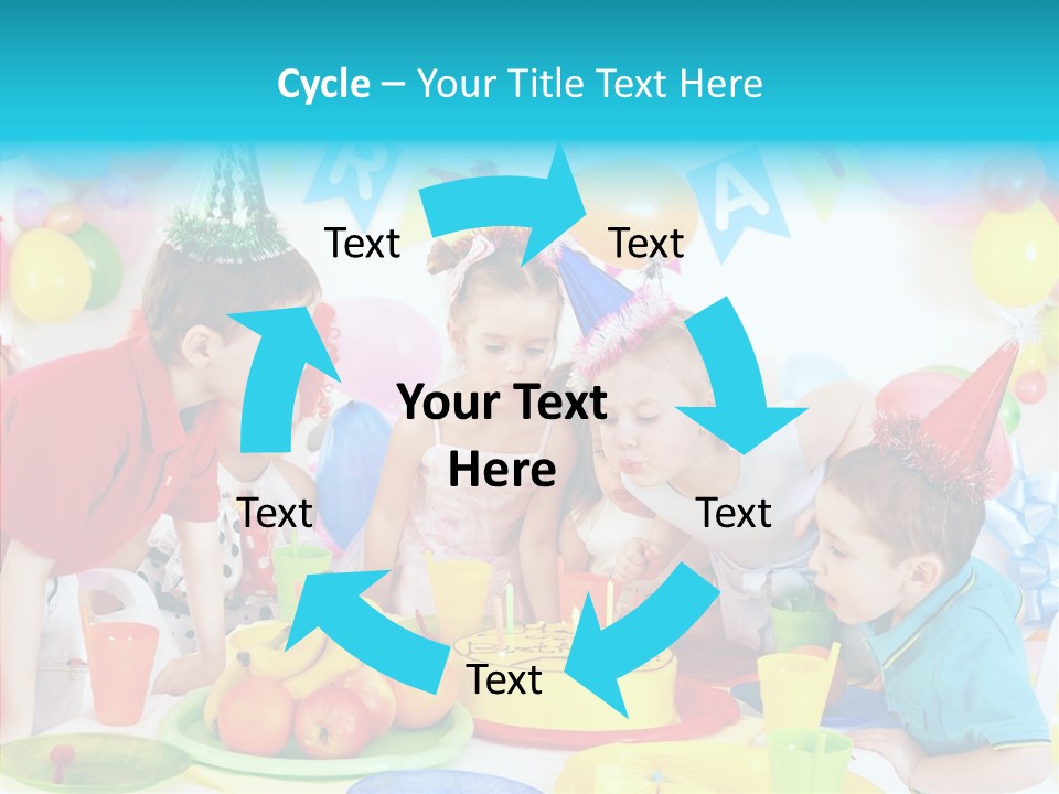 Food Face Makeup PowerPoint Template