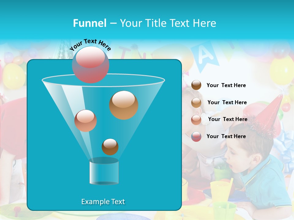 Food Face Makeup PowerPoint Template