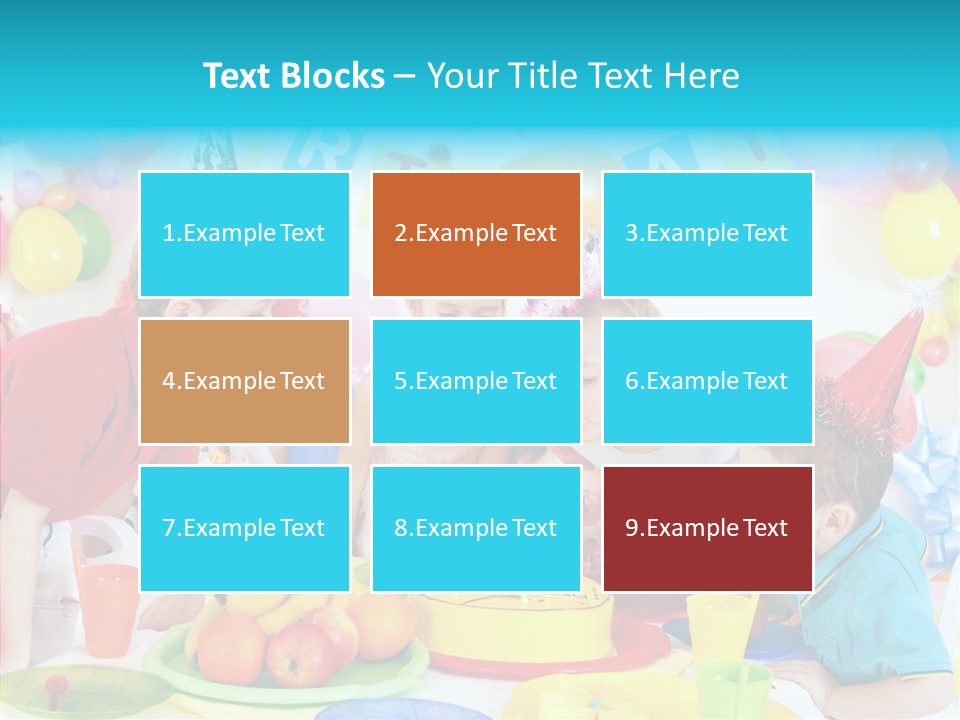 Food Face Makeup PowerPoint Template