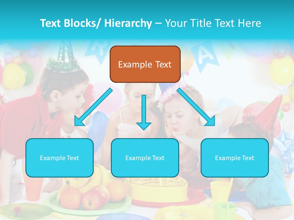 Food Face Makeup PowerPoint Template