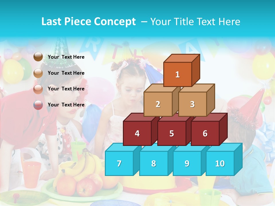 Food Face Makeup PowerPoint Template