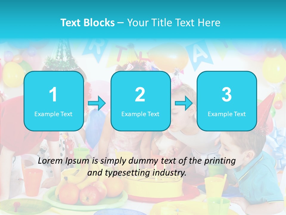 Food Face Makeup PowerPoint Template