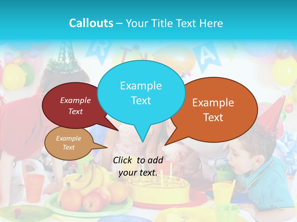 Food Face Makeup PowerPoint Template