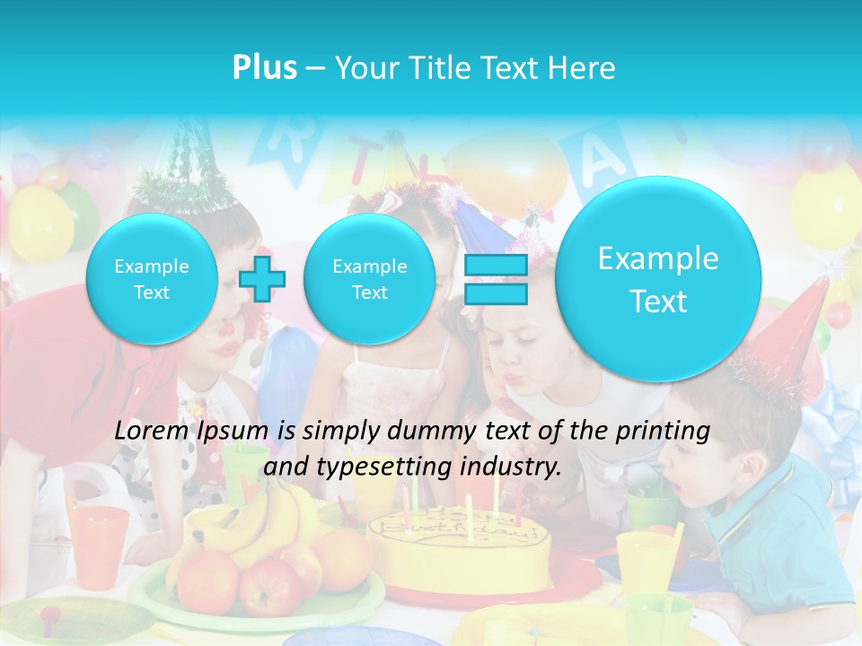 Food Face Makeup PowerPoint Template