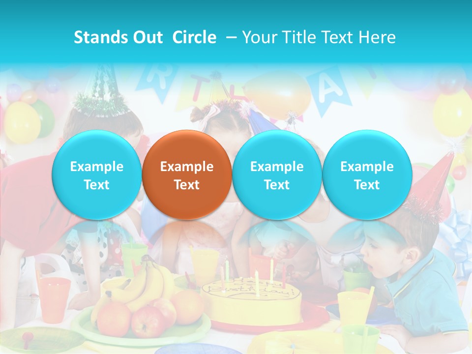 Food Face Makeup PowerPoint Template