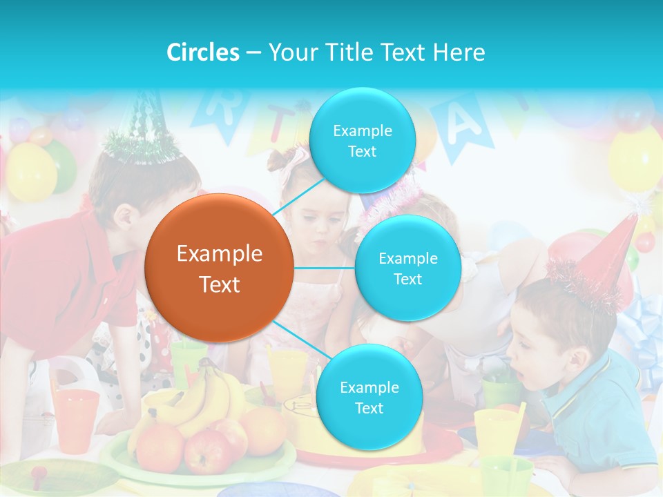 Food Face Makeup PowerPoint Template