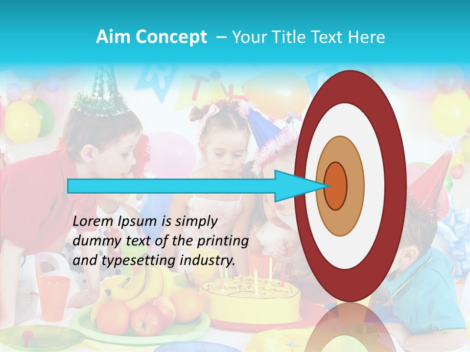 Food Face Makeup PowerPoint Template