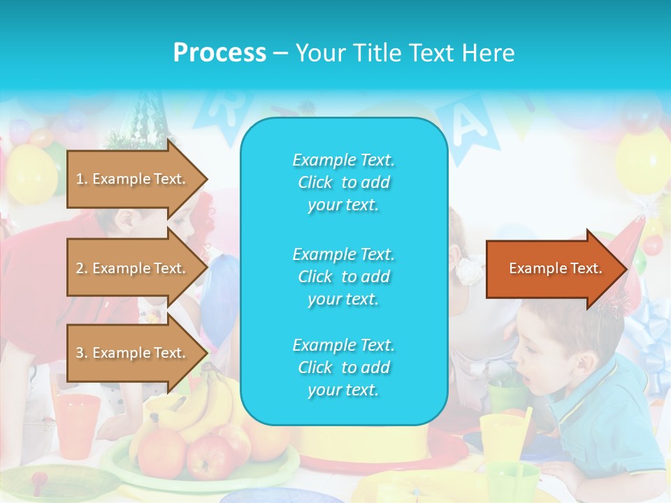 Food Face Makeup PowerPoint Template