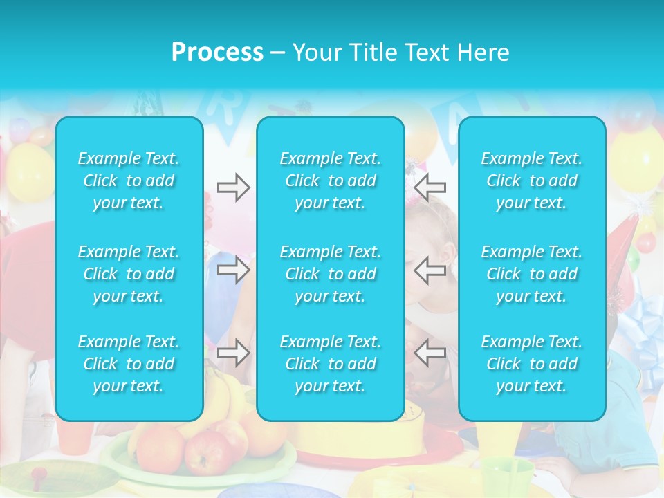 Food Face Makeup PowerPoint Template