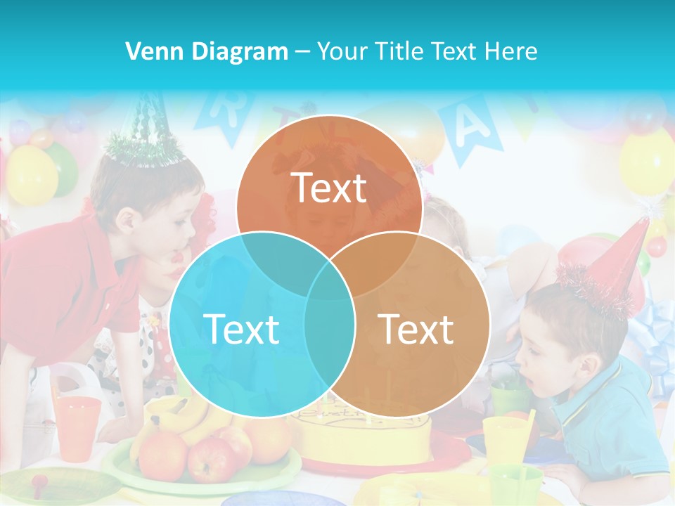 Food Face Makeup PowerPoint Template