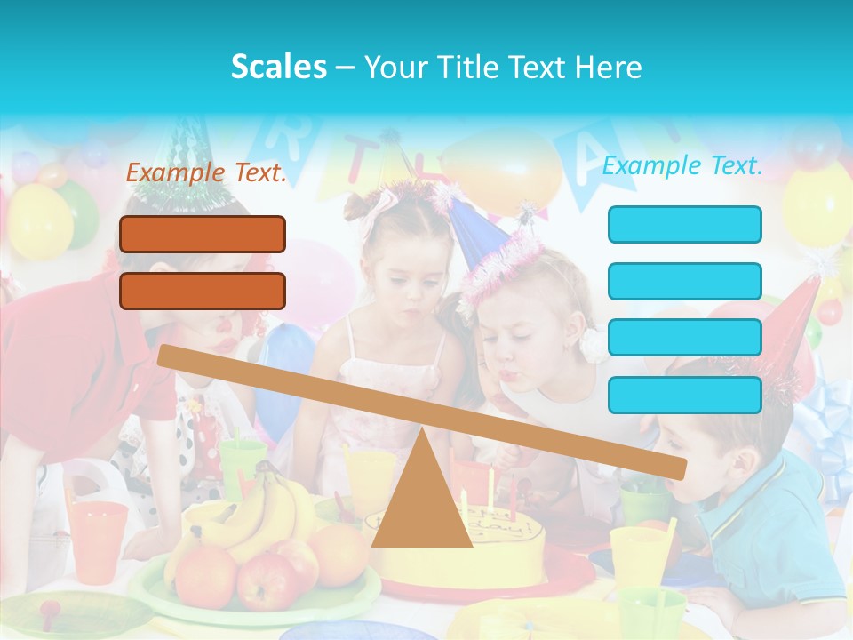 Food Face Makeup PowerPoint Template