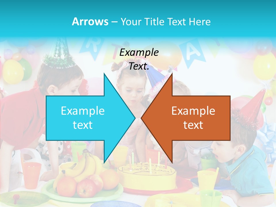 Food Face Makeup PowerPoint Template