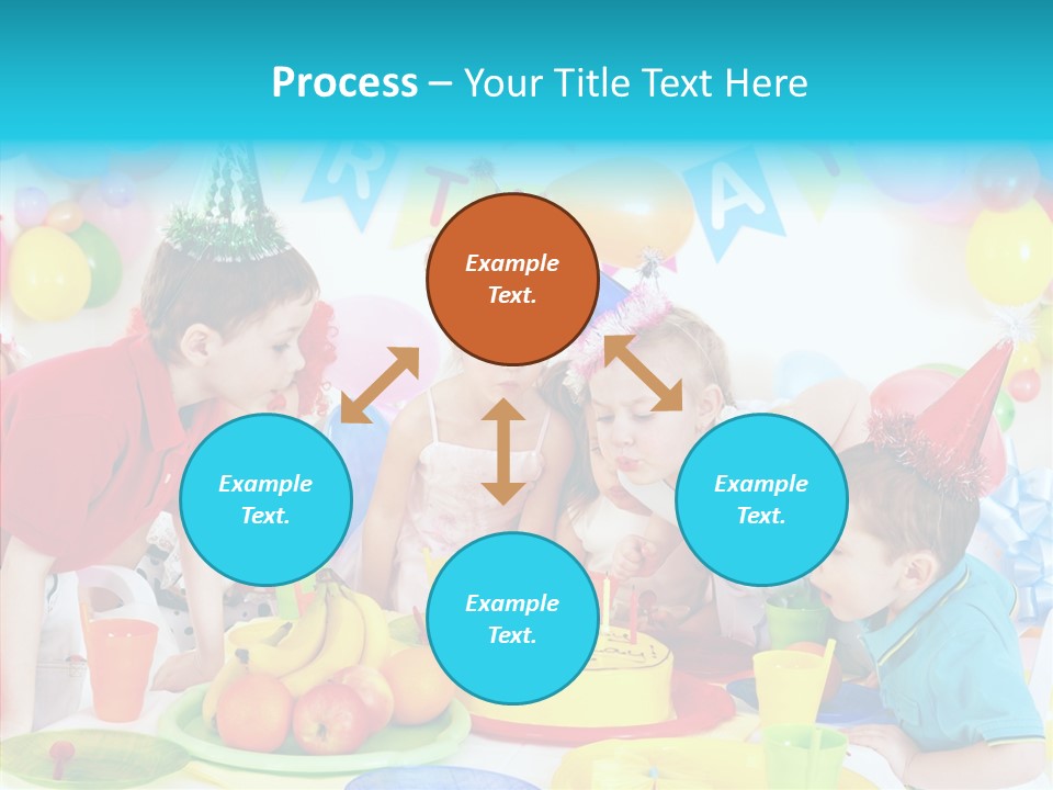 Food Face Makeup PowerPoint Template