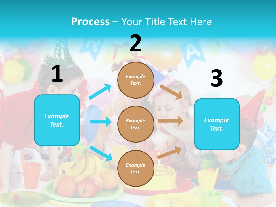 Food Face Makeup PowerPoint Template