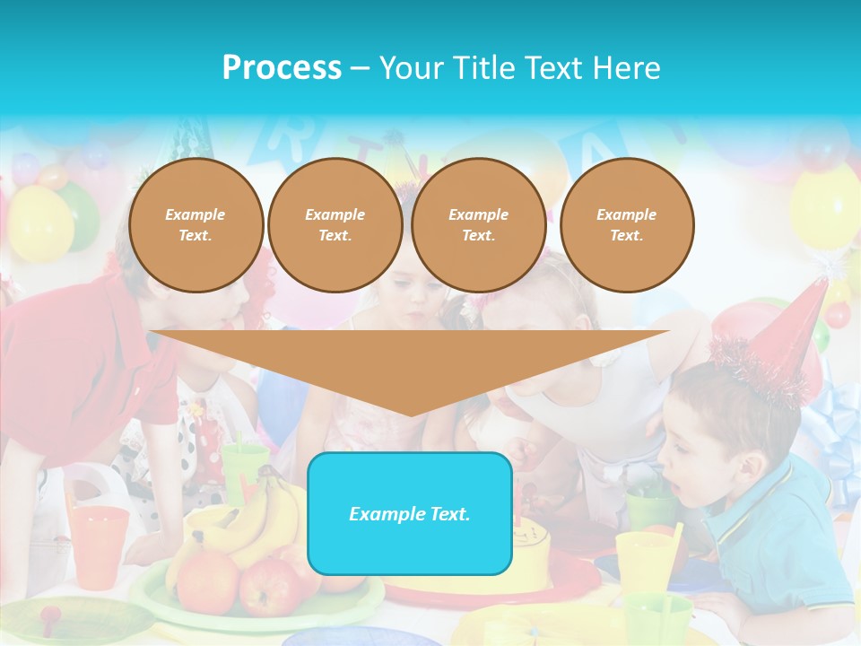Food Face Makeup PowerPoint Template