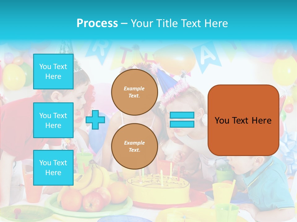 Food Face Makeup PowerPoint Template