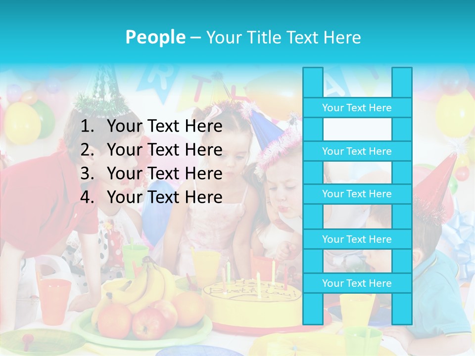 Food Face Makeup PowerPoint Template