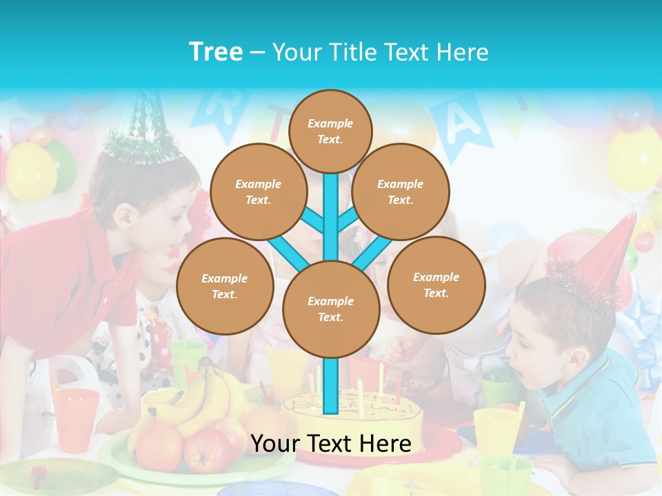 Food Face Makeup PowerPoint Template