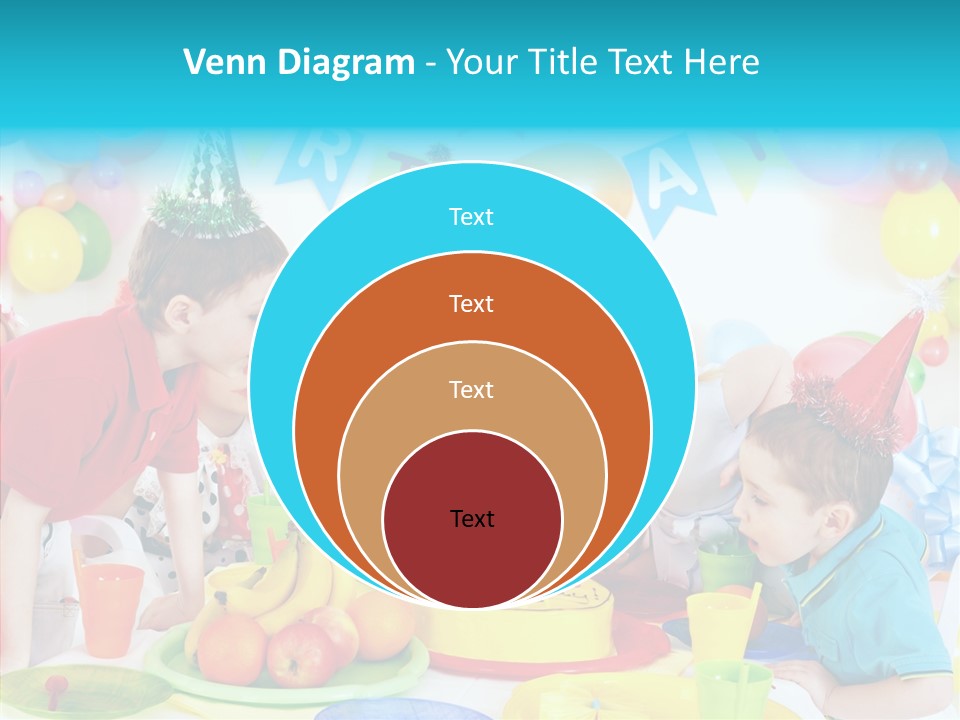 Food Face Makeup PowerPoint Template