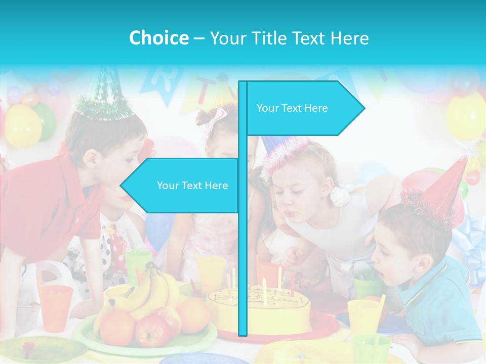 Food Face Makeup PowerPoint Template