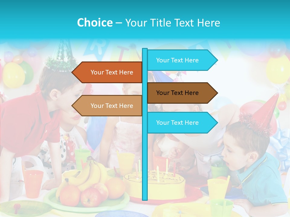 Food Face Makeup PowerPoint Template