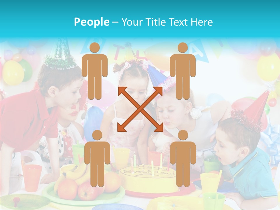 Food Face Makeup PowerPoint Template