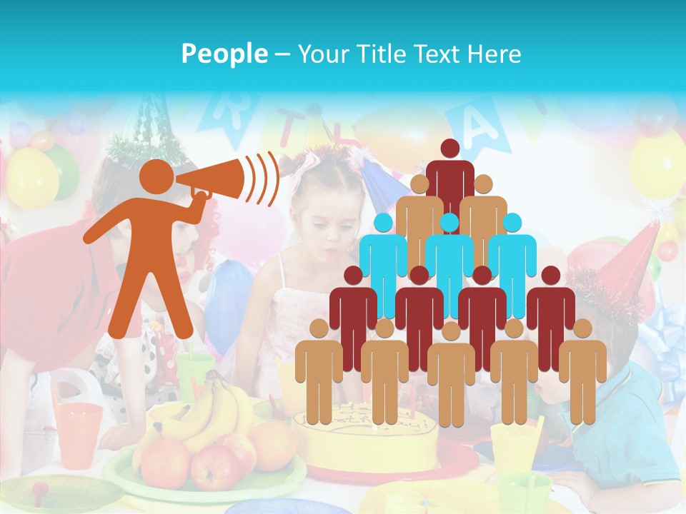 Food Face Makeup PowerPoint Template