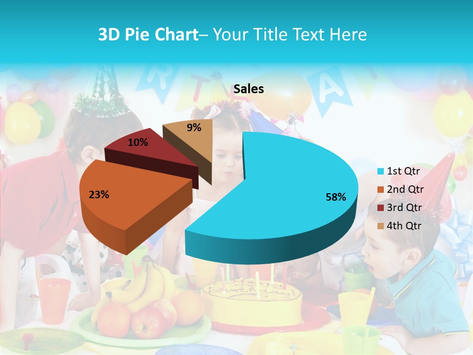 Food Face Makeup PowerPoint Template