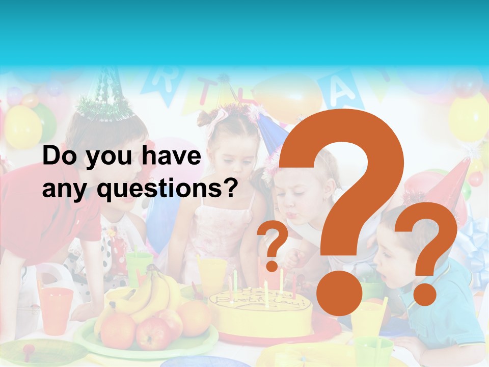 Food Face Makeup PowerPoint Template