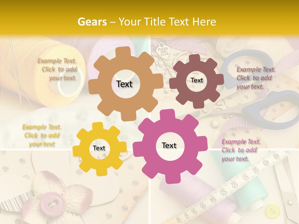 Photographs Glitter Design PowerPoint Template