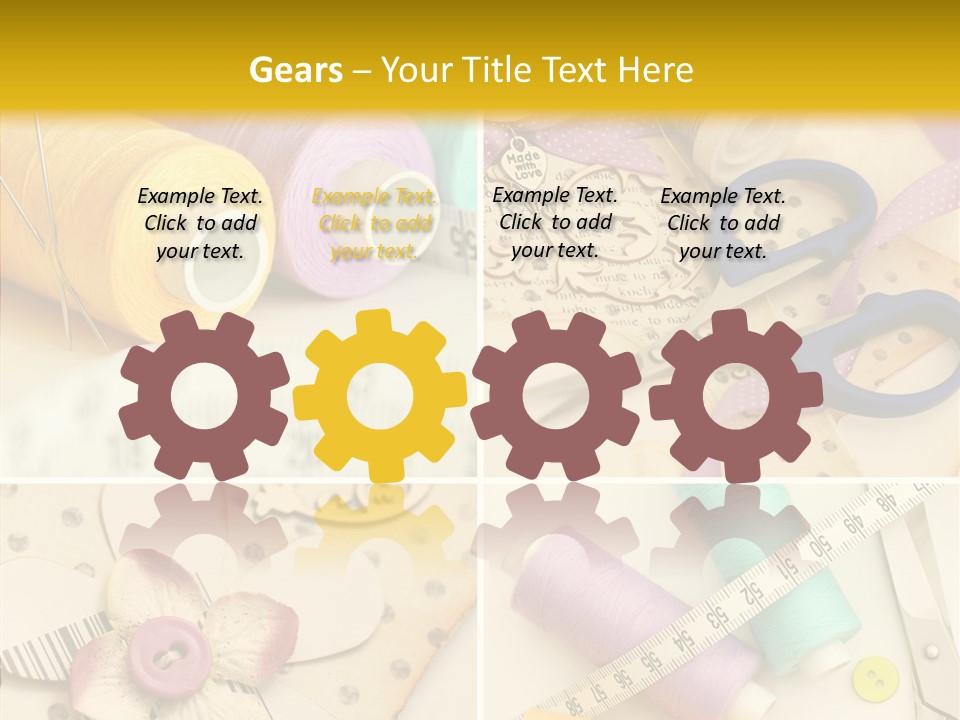 Photographs Glitter Design PowerPoint Template