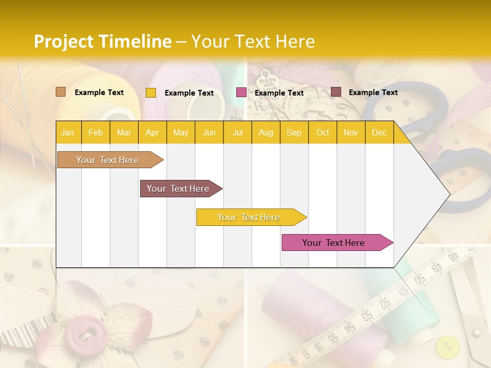 Photographs Glitter Design PowerPoint Template