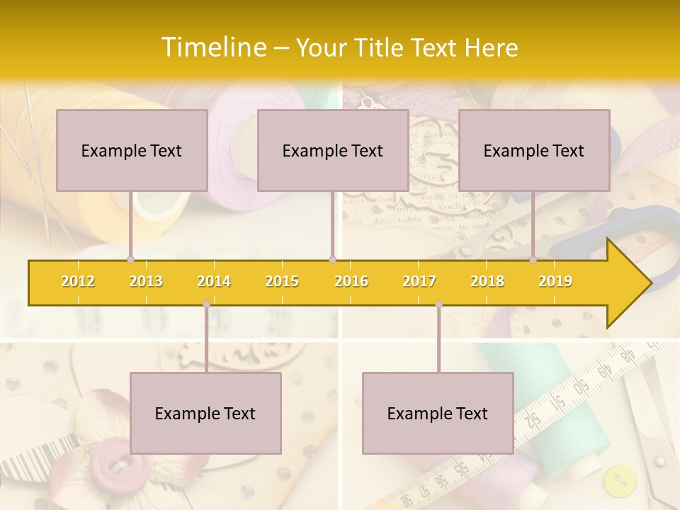 Photographs Glitter Design PowerPoint Template
