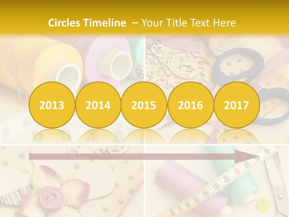 Photographs Glitter Design PowerPoint Template