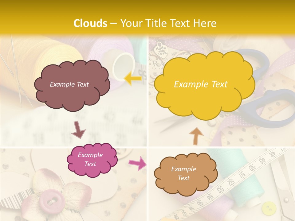 Photographs Glitter Design PowerPoint Template