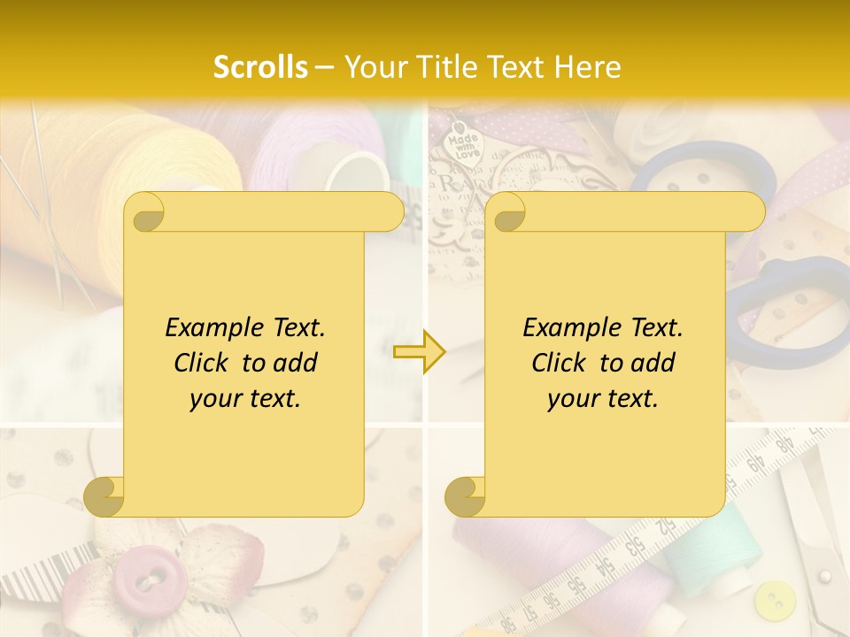 Photographs Glitter Design PowerPoint Template