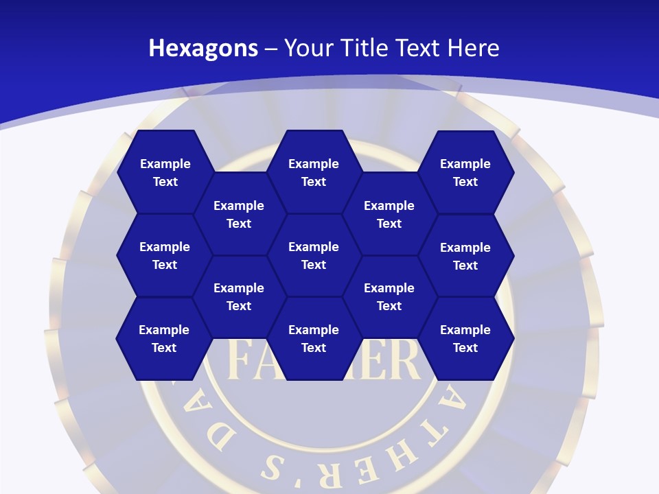 Holiday Dady Trophy PowerPoint Template