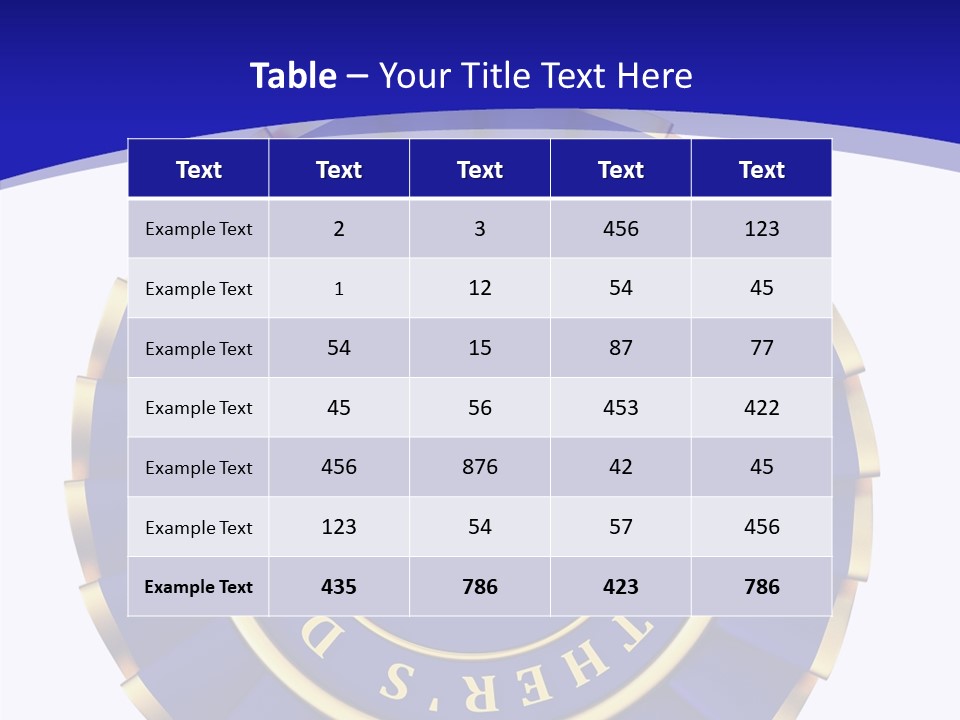 Holiday Dady Trophy PowerPoint Template