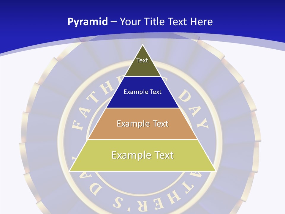 Holiday Dady Trophy PowerPoint Template