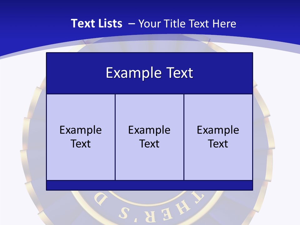 Holiday Dady Trophy PowerPoint Template