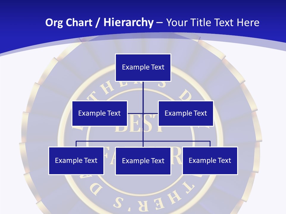 Holiday Dady Trophy PowerPoint Template