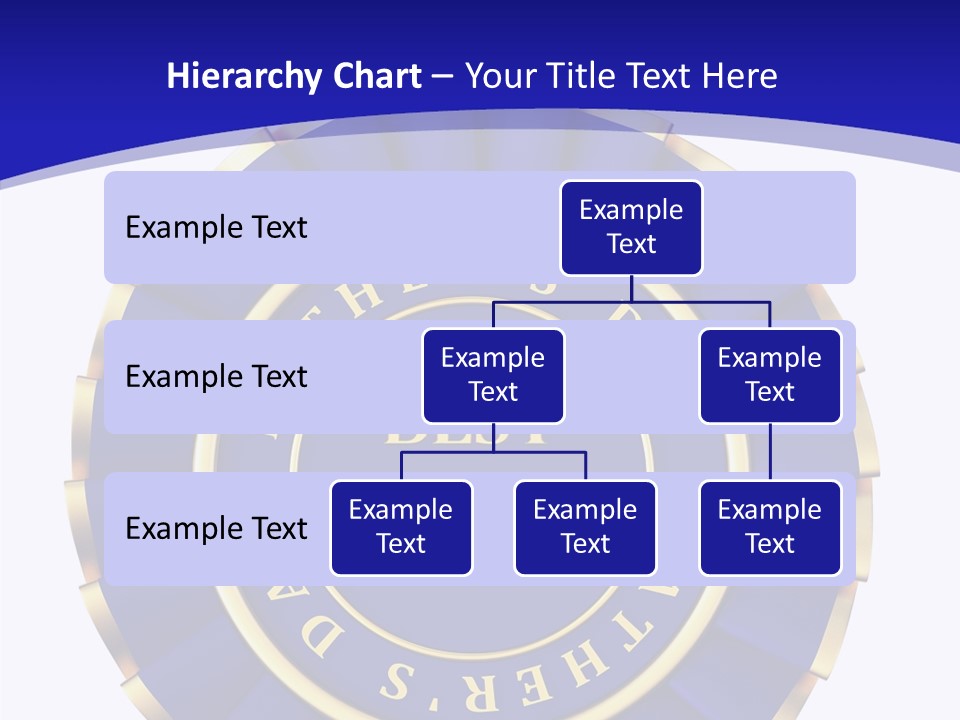 Holiday Dady Trophy PowerPoint Template